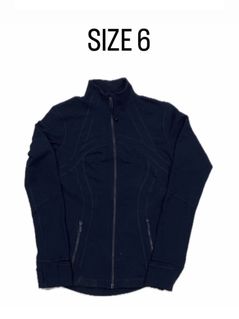 Lululemon Define Jacket - Ann Arbor Michigan Edition -Dark Navy - Size 6